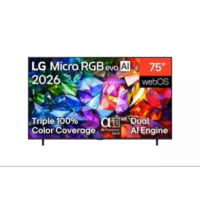 LG Micro RGB evo AI 4K 75 pouces - 75MRGB96B9B.AVS