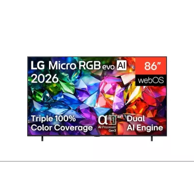 LG Micro RGB evo AI 4K 86 inches - 86MRGB96B9B.AVS