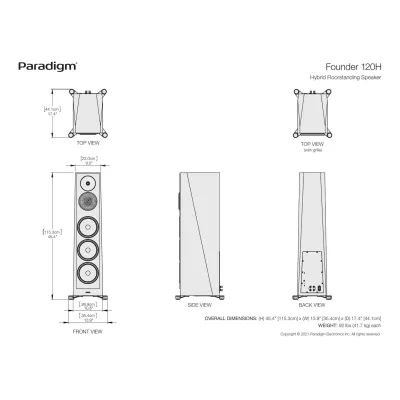 Paradigm Founder 120H à Genève | Digistore.ch