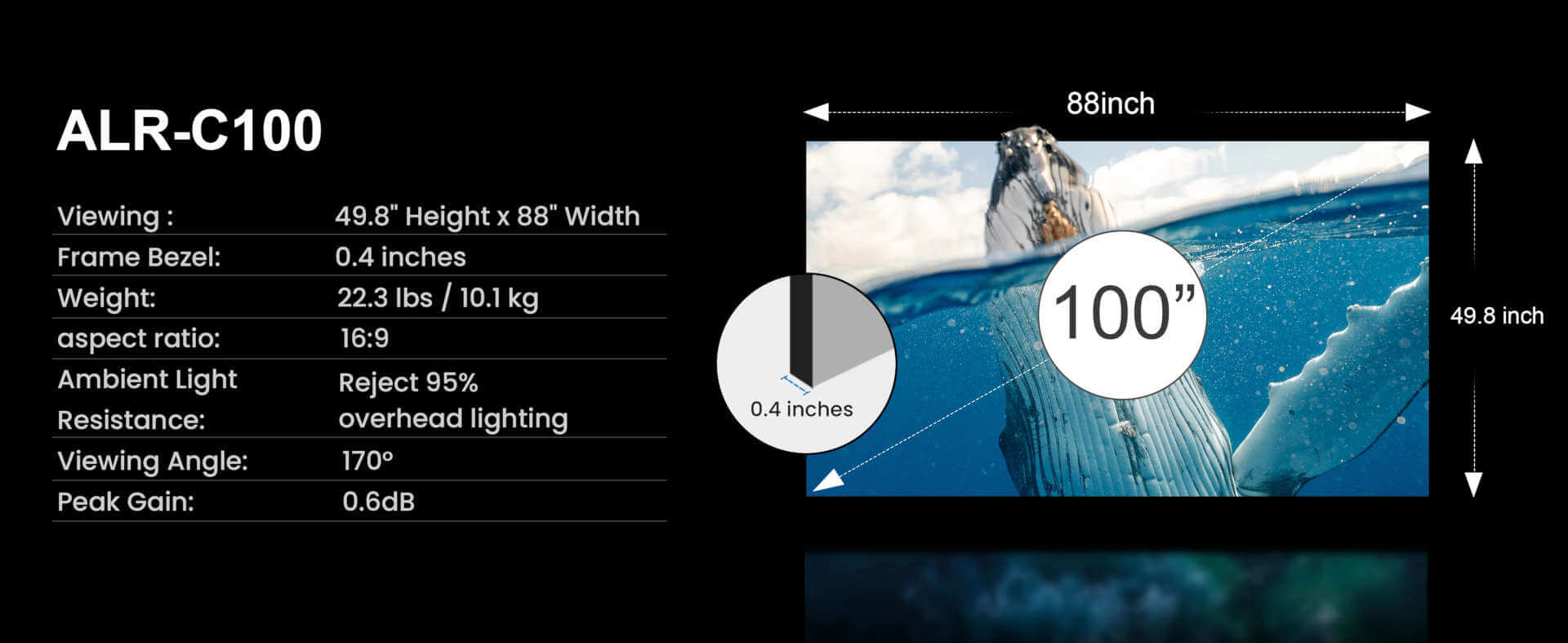 Awol Vision Cinematic ALR-C100 | Princiaples caractéristiques