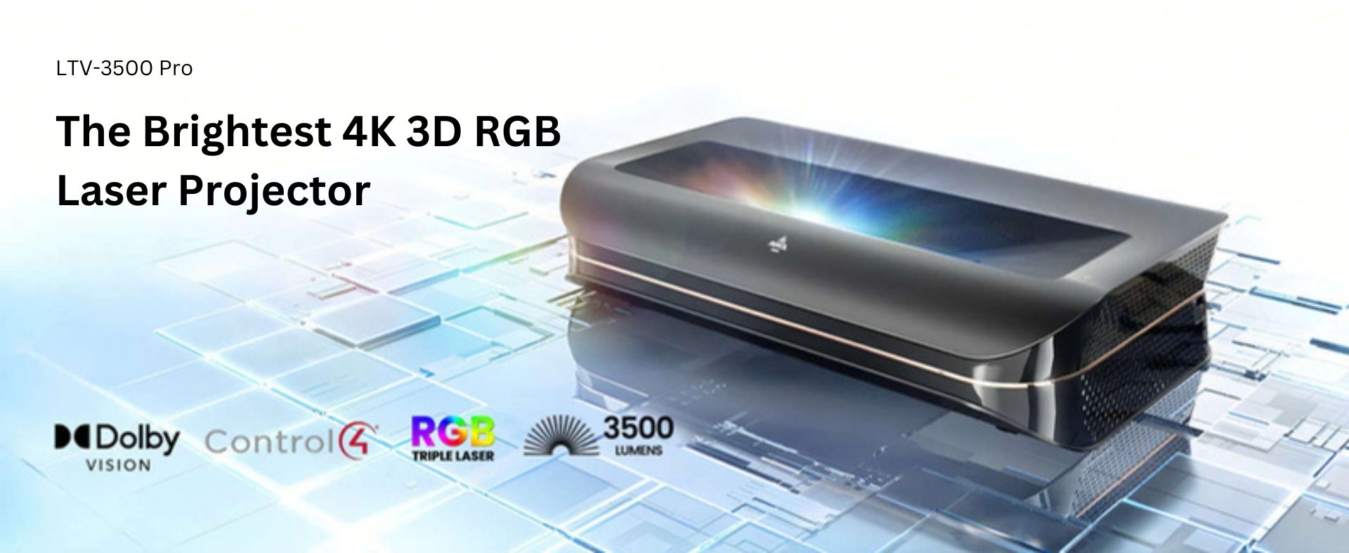 Awol Vision LTV-3500 Pro | Le projecteur laser 4K 3D RGB le plus lumineux