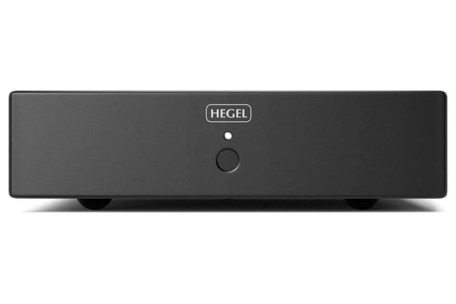 Vue de face de l'amplificateur Hegel v10