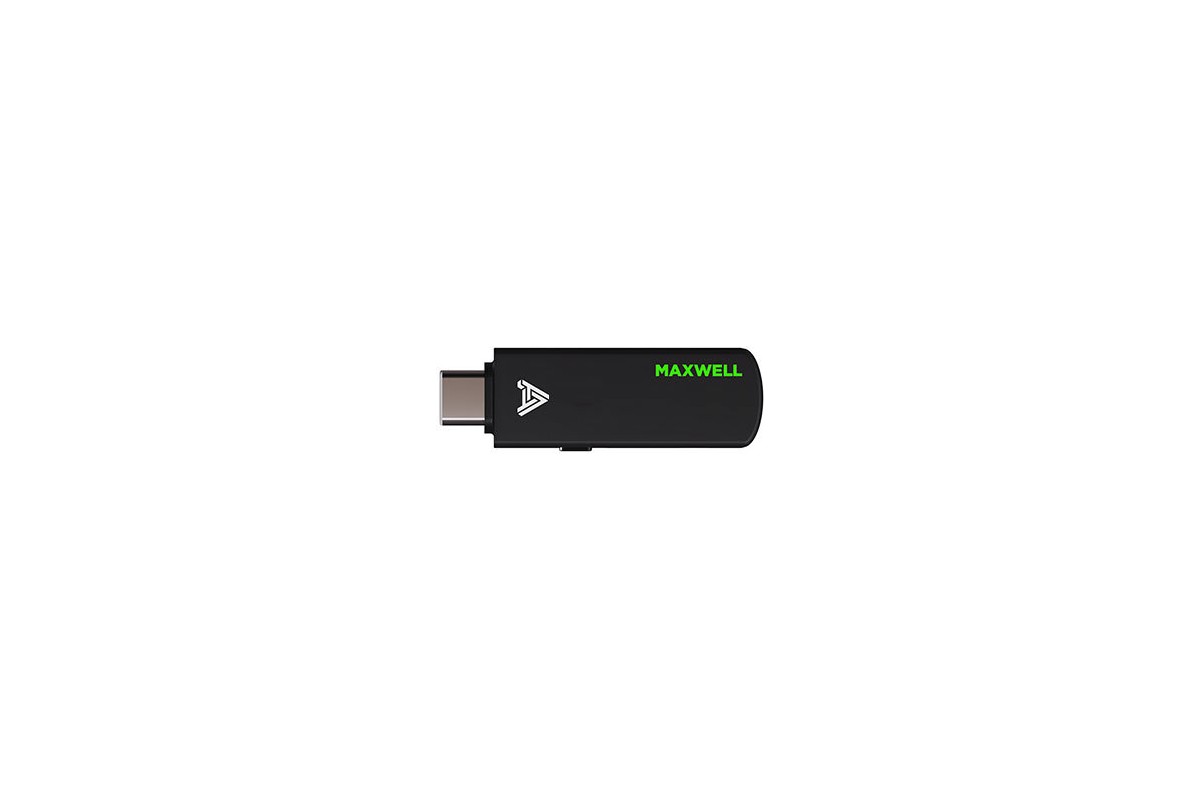 Dongle di ricambio Maxwell Xbox, vista frontale su sfondo bianco