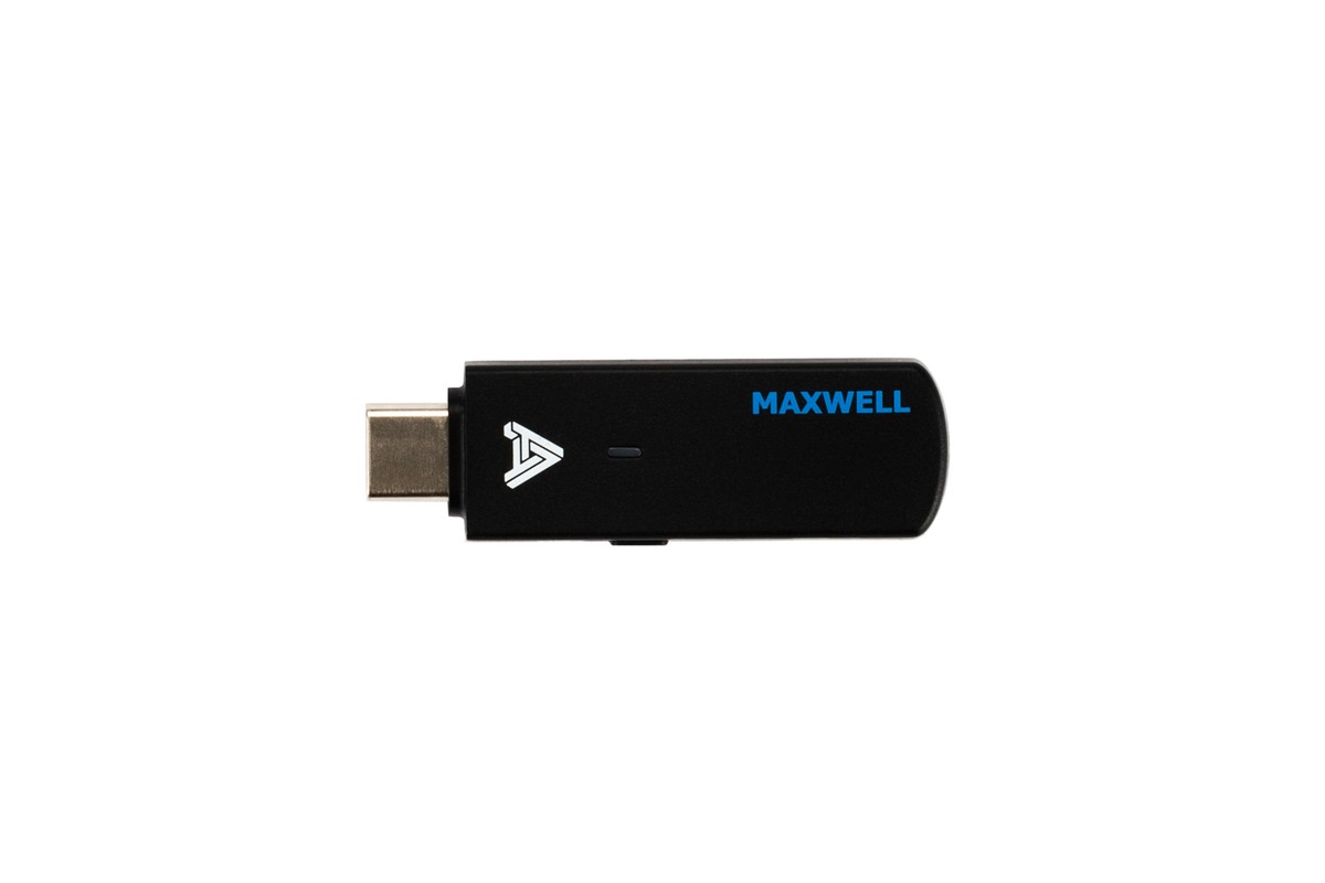Dongle USB Audeze per Maxwell PlayStation, packshot su sfondo bianco