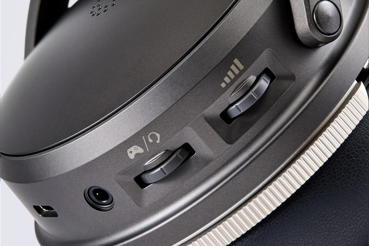 Molettes et commandes, casque gaming sans fil Bluetooth 5.3