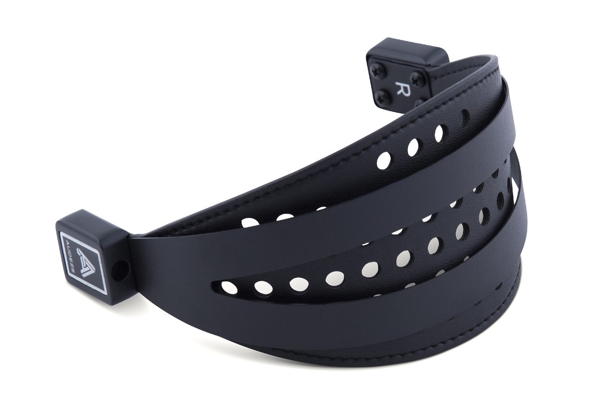 Audeze steel suspension headband with leather strap