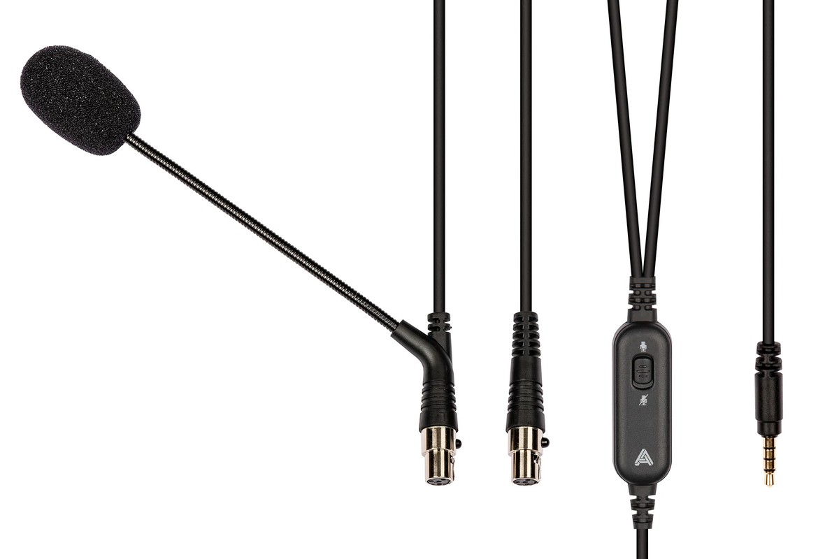 Audeze câble avec bouton de sourdine et prise jack 3,5 mm