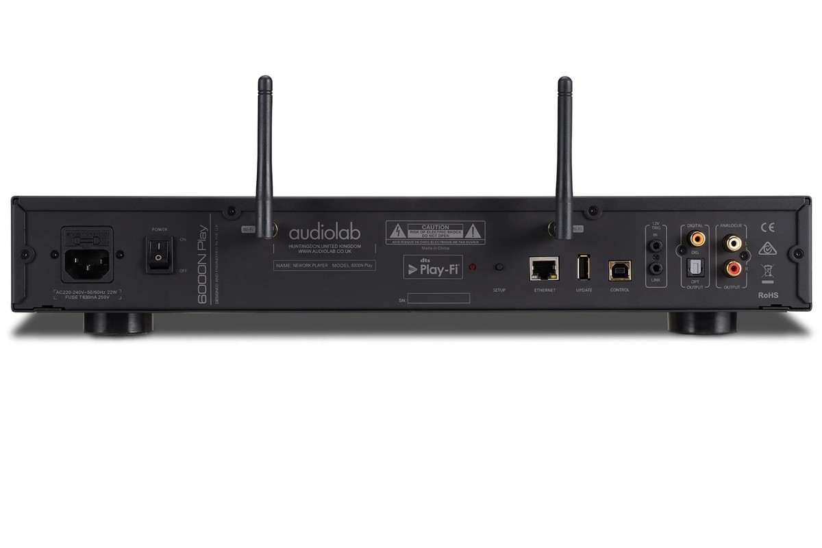 Connectique arrière du 6000N Play