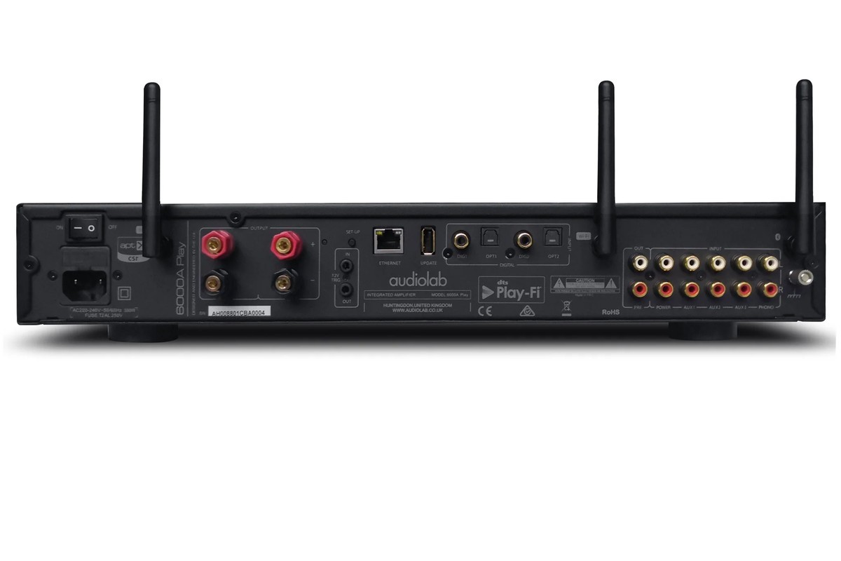 Connectique arrière du 6000A Play