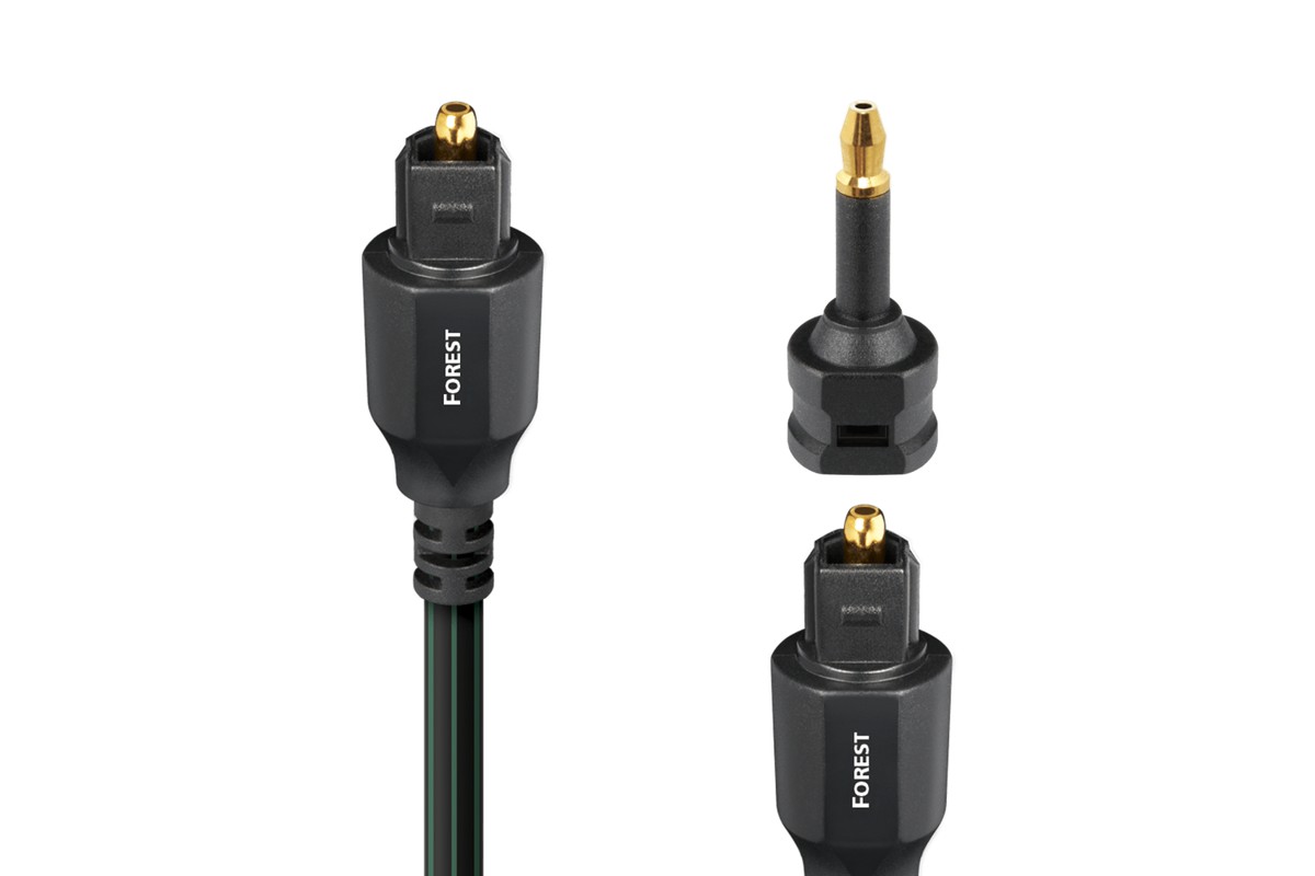 Paire de fiches optiques avec embout mini-jack