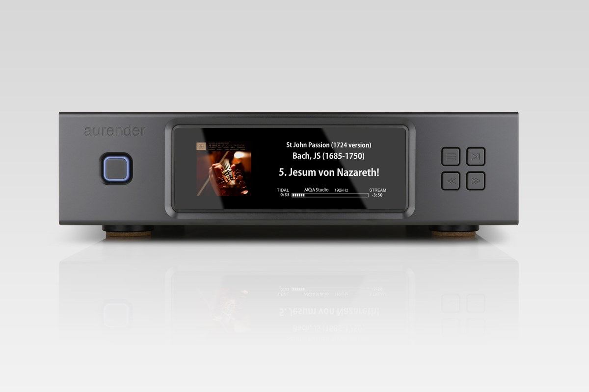 Lo stesso modello in nero, display a colori acceso