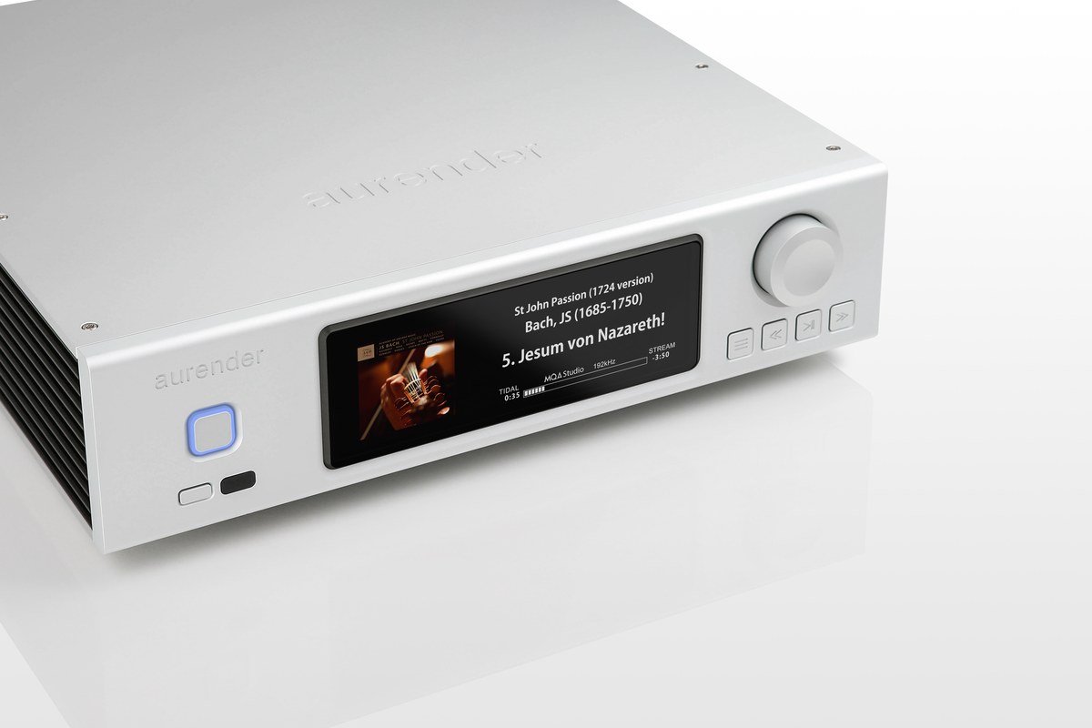 Rear panel of the silver model, analogue and digital sockets