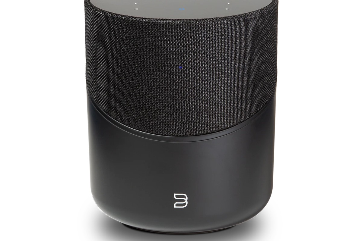 Front view from above, touch controls visible on the top
