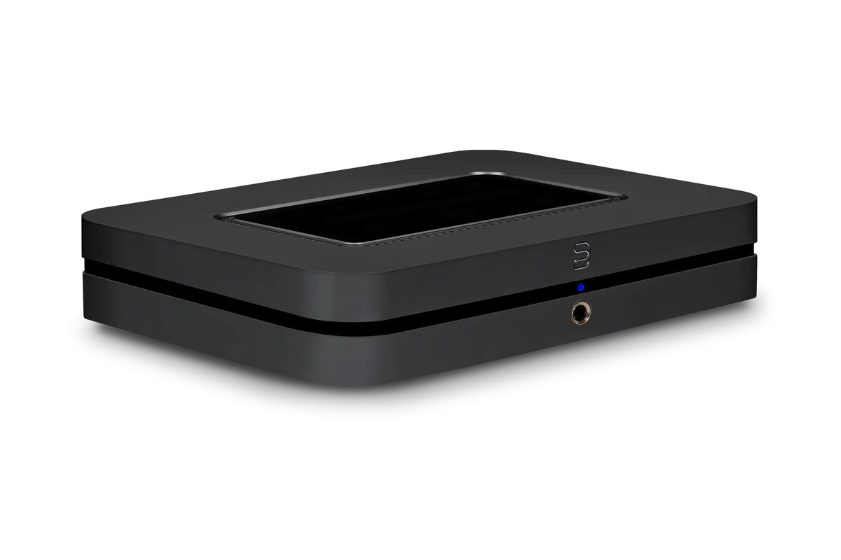 Streamer noir vu de dessus, dalle tactile centrale