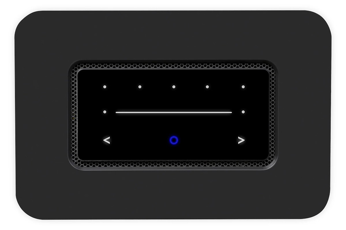 Dalle tactile éclairée sur le dessus de l'appareil