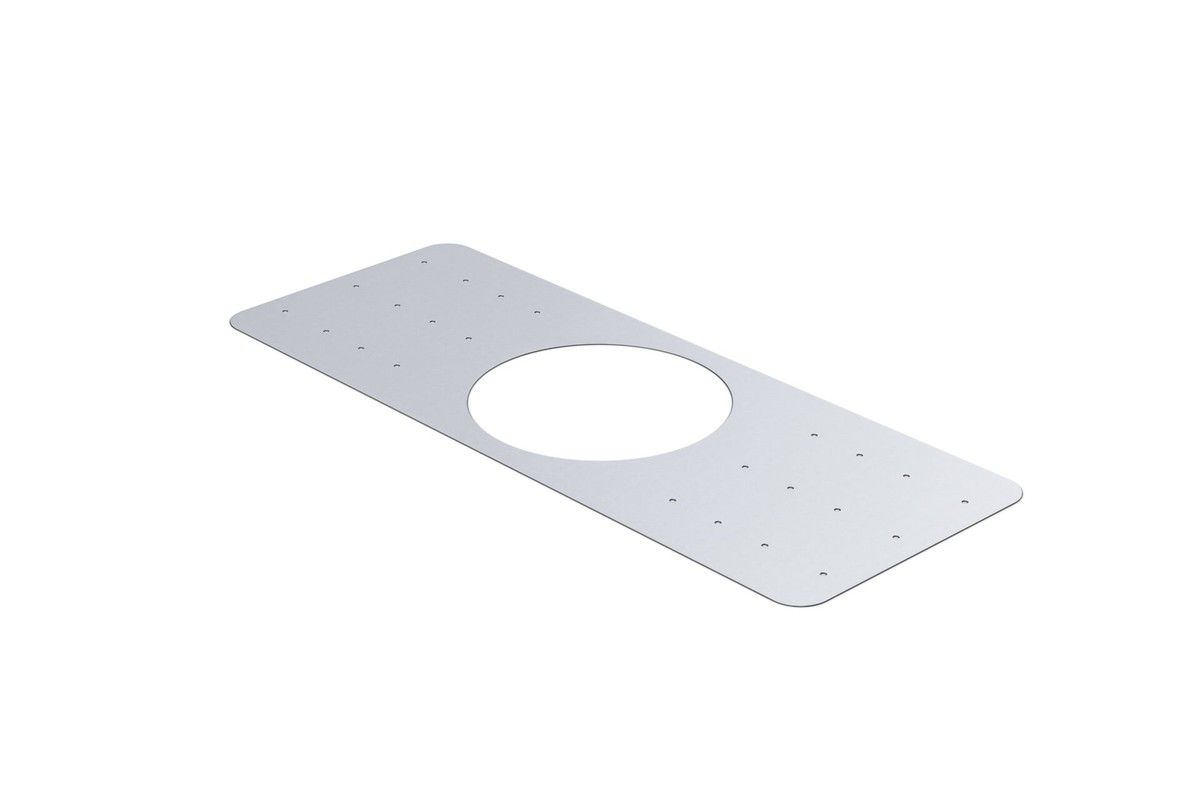 Plafonnier encastrable Bose Professional DM 3C, grille montée