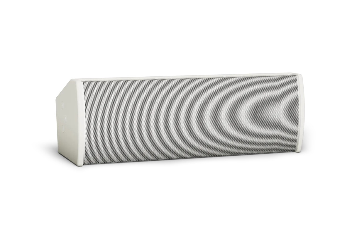 Deux woofers alignés vus grille retirée