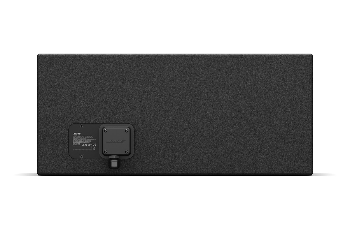 Face arriere du caisson MB 210 et sa plaque de raccordement