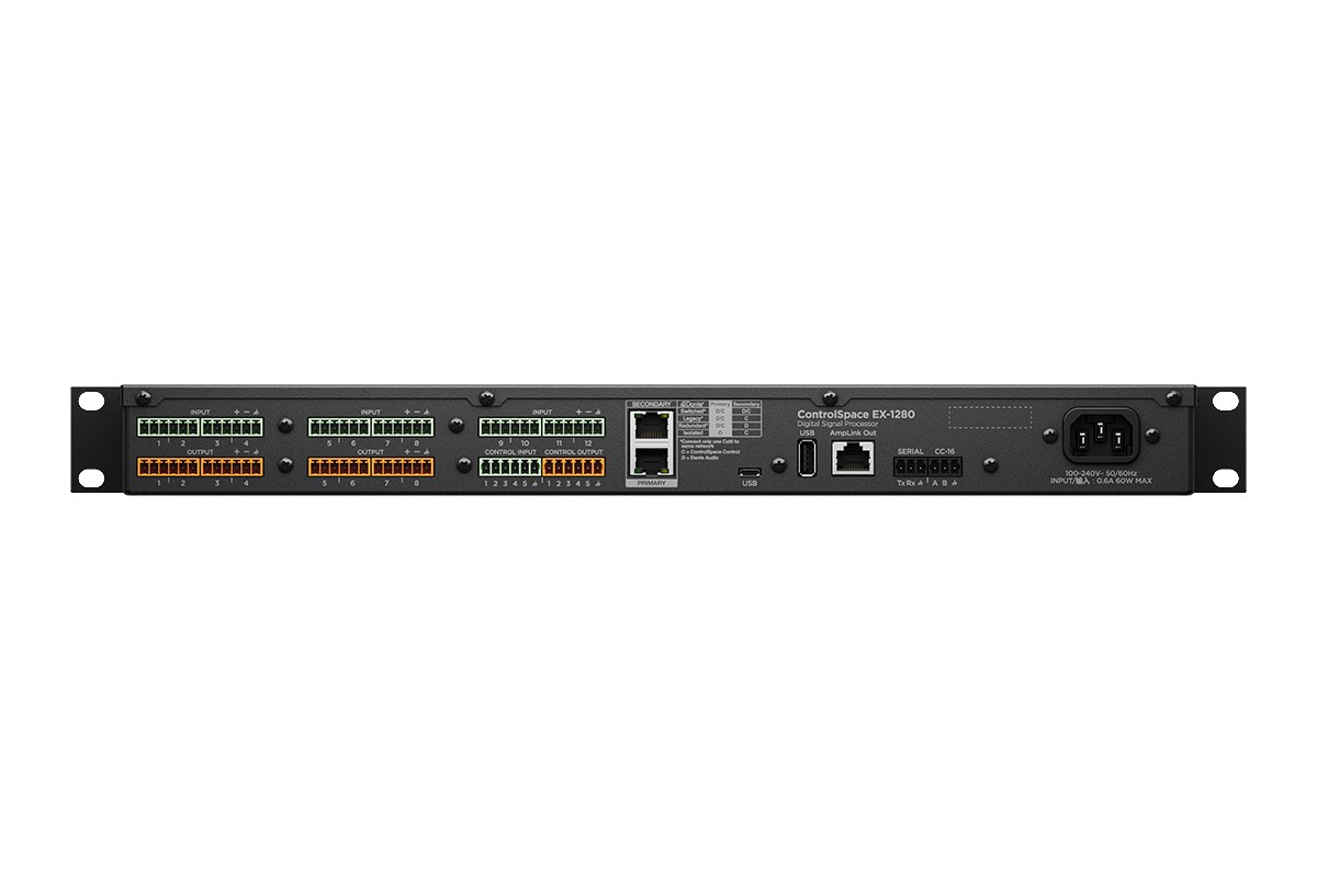 Processor rear panel and connectors