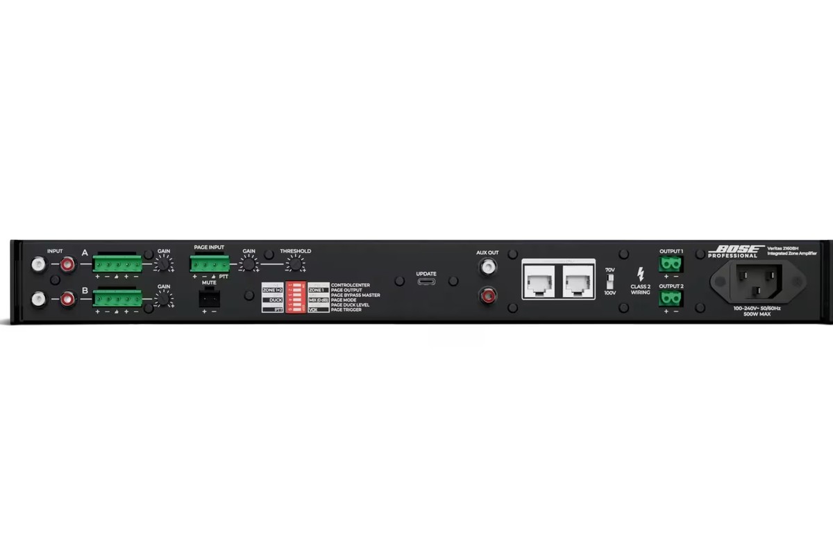Amplificateur en baie avec ventilation latérale