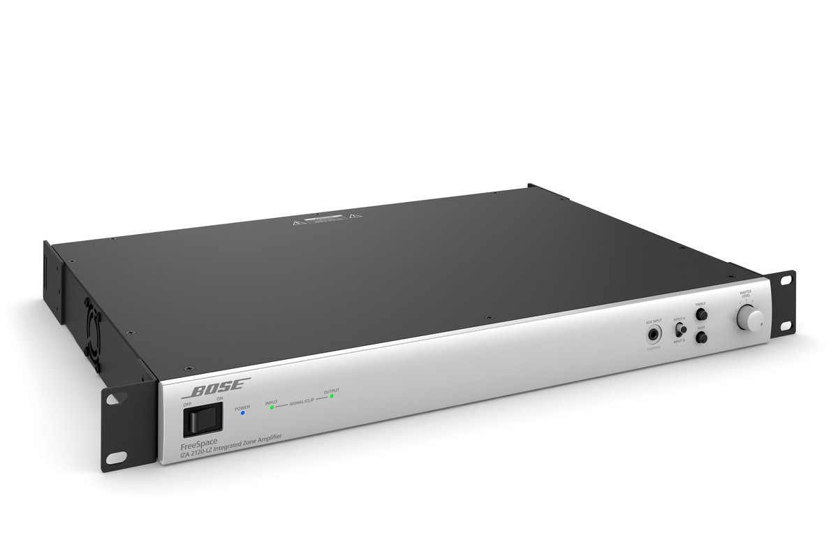 Bose Professional IZA 2120-HZ zone amplifier in rack