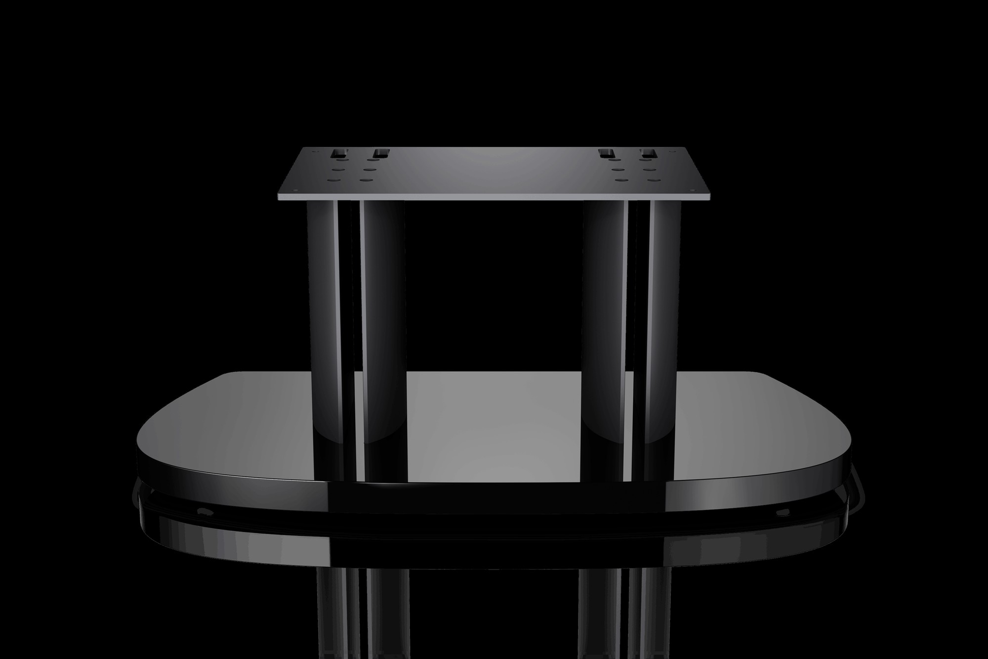 Pied d'enceinte centrale Bowers & Wilkins FS-HTM D5 en finition Noir