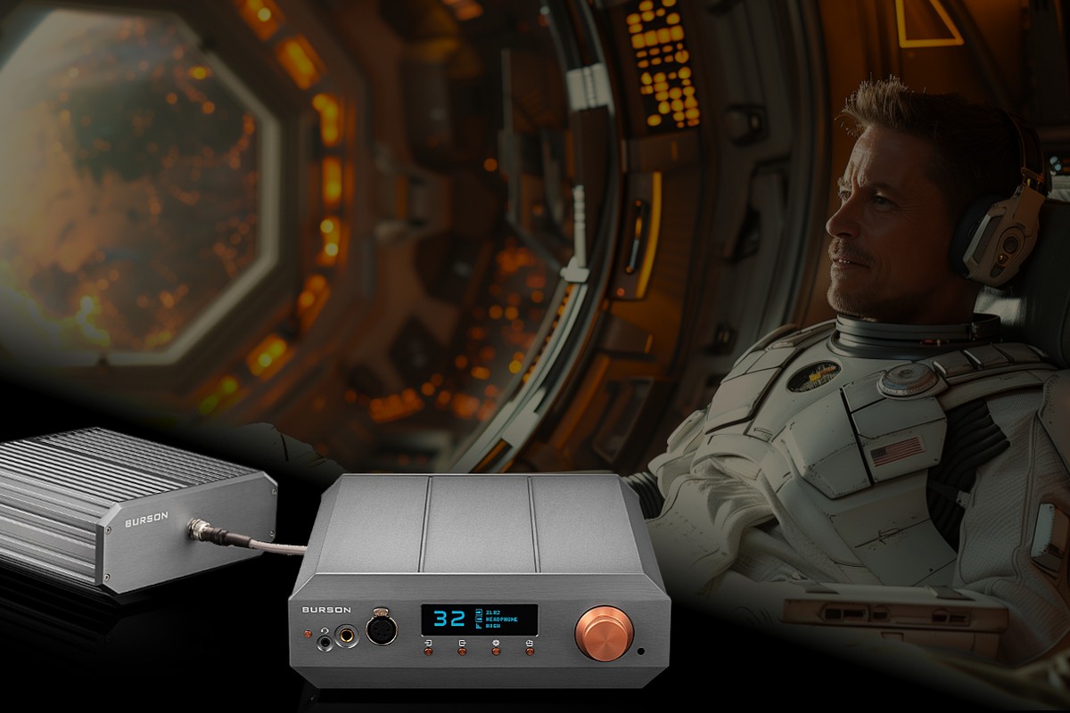 Fusion Core 32V neben einem Verstärker