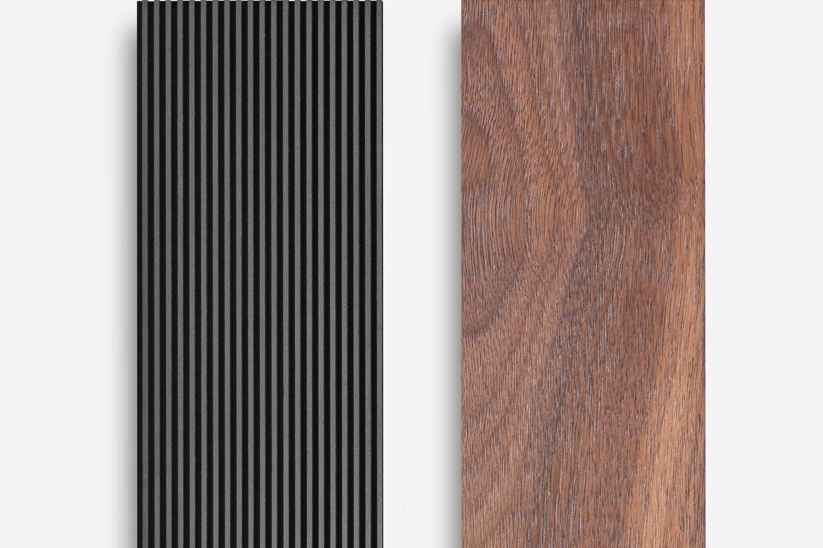 Panneaux latéraux interchangeables, bois véritable et finition industrielle