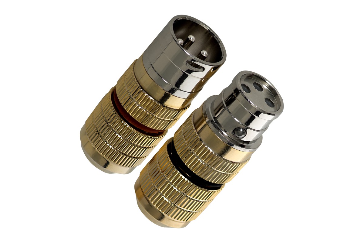 Cardas CG XLR-Stecker, männlich und weiblich