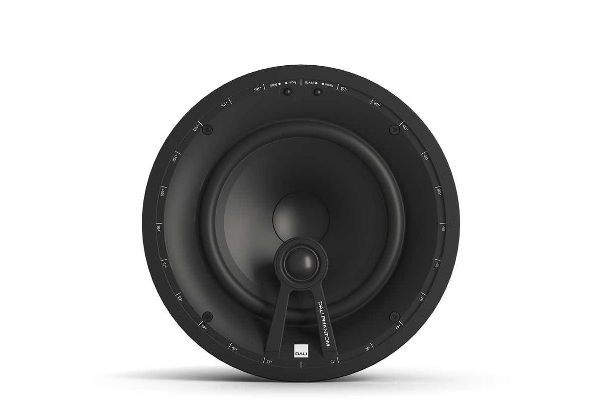 Enceinte encastrable DALI PHANTOM E-80 de face, grille retirée