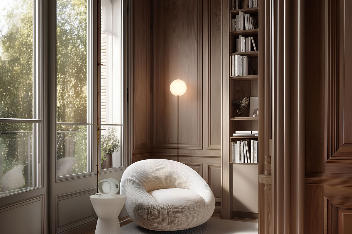 Devialet Phantom Ultimate 98 dB dans un coin lecture