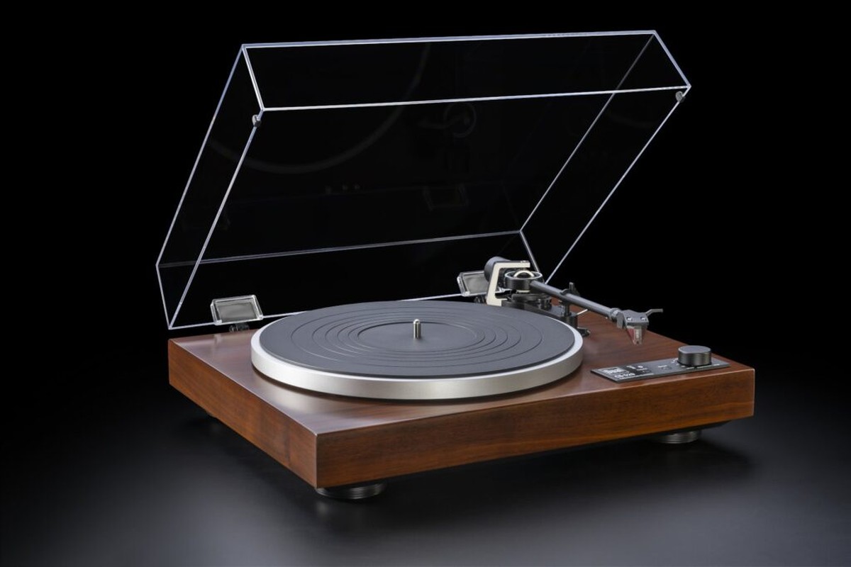 Dual CS 529 BT noyer vue trois quarts