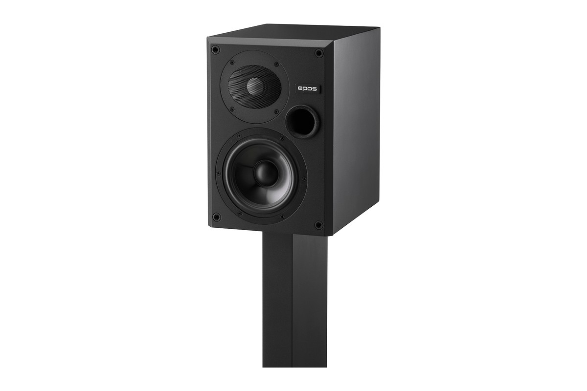 Ensemble entièrement noir, enceinte et colonne