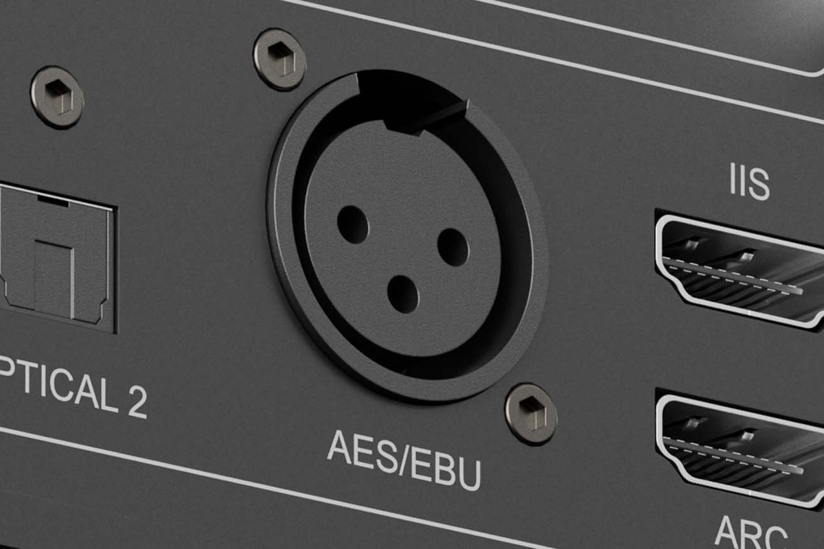 Entrées numériques du Eversolo DAC-Z10 : AES/EBU, I2S et HDMI ARC