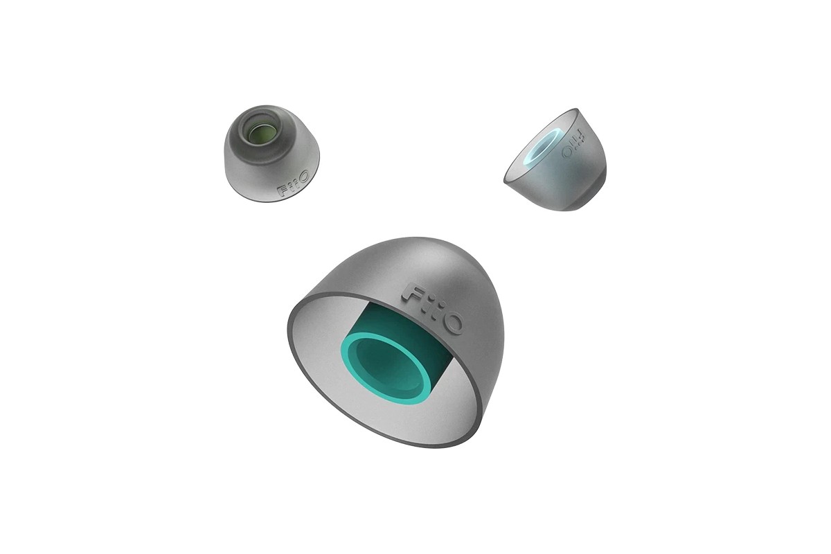Embouts en silicone vus de dessous et de profil