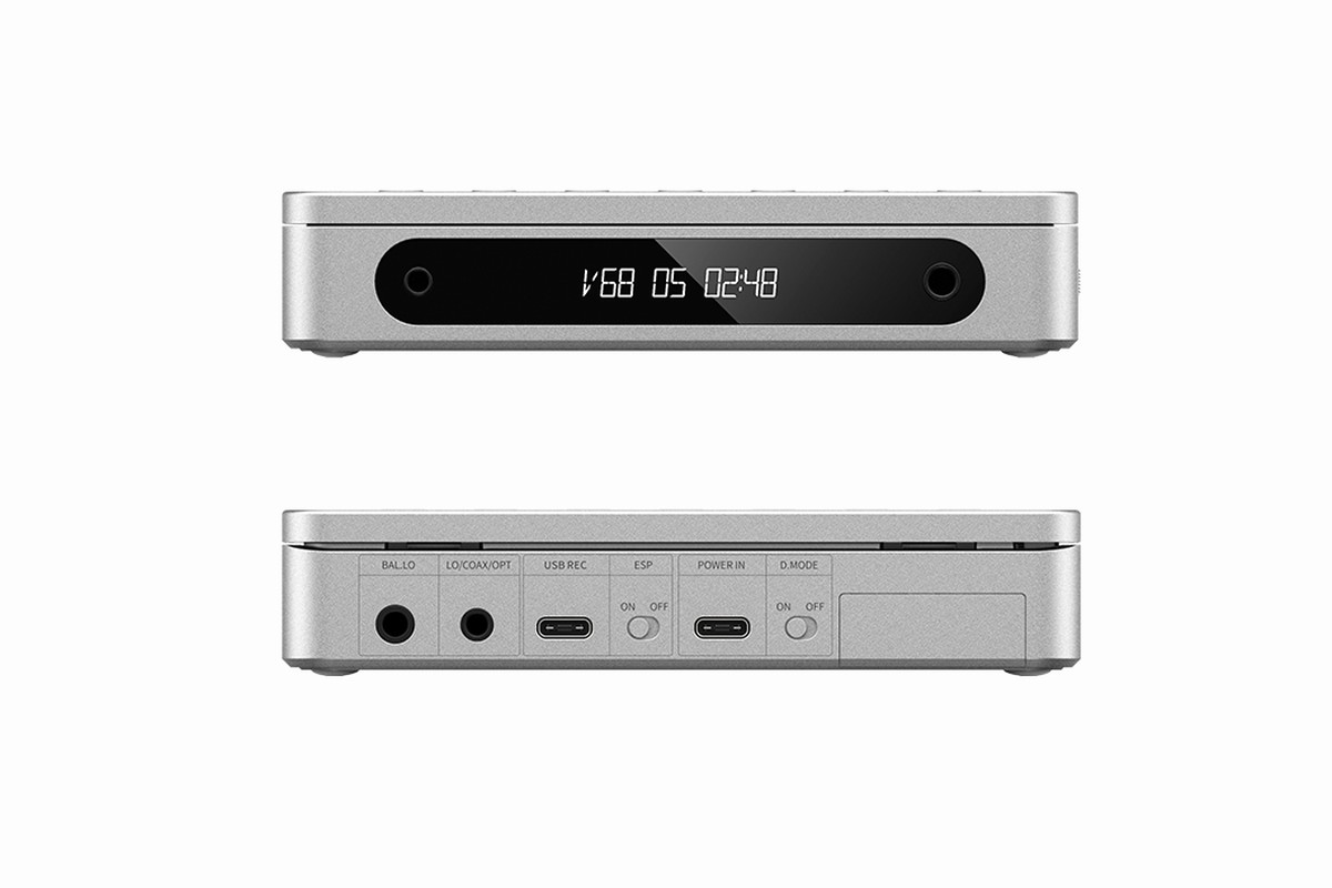 Schermo LCD e comandi del FiiO DM13