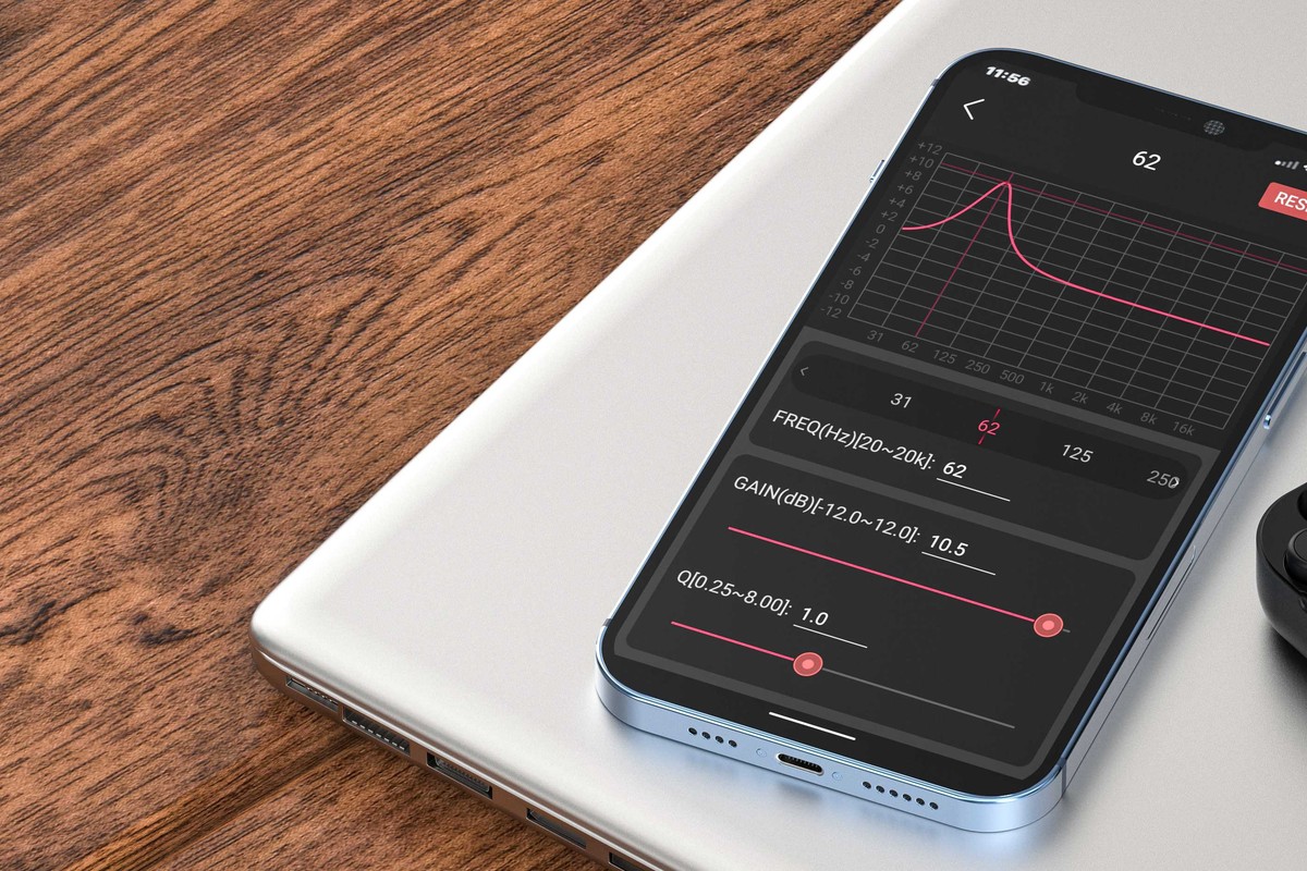 Connexion Bluetooth 5.2 haute resolution du FiiO UTWS5