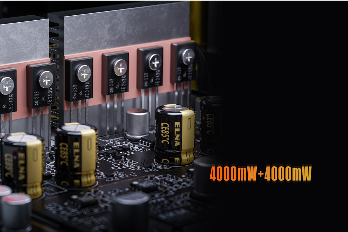 Diskrete Amplifikation AB Klasse von Fiio K17