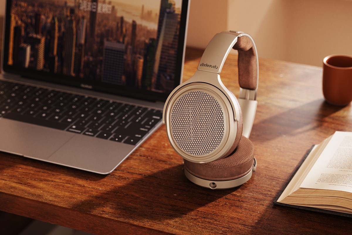 The two cables and the adapter supplied with the headphones