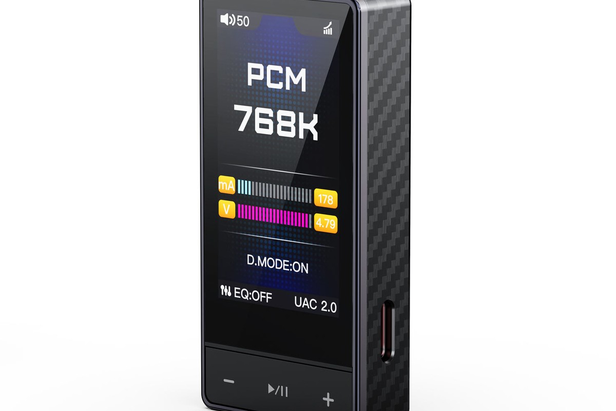 Le FiiO QX13 et son écran allumé
