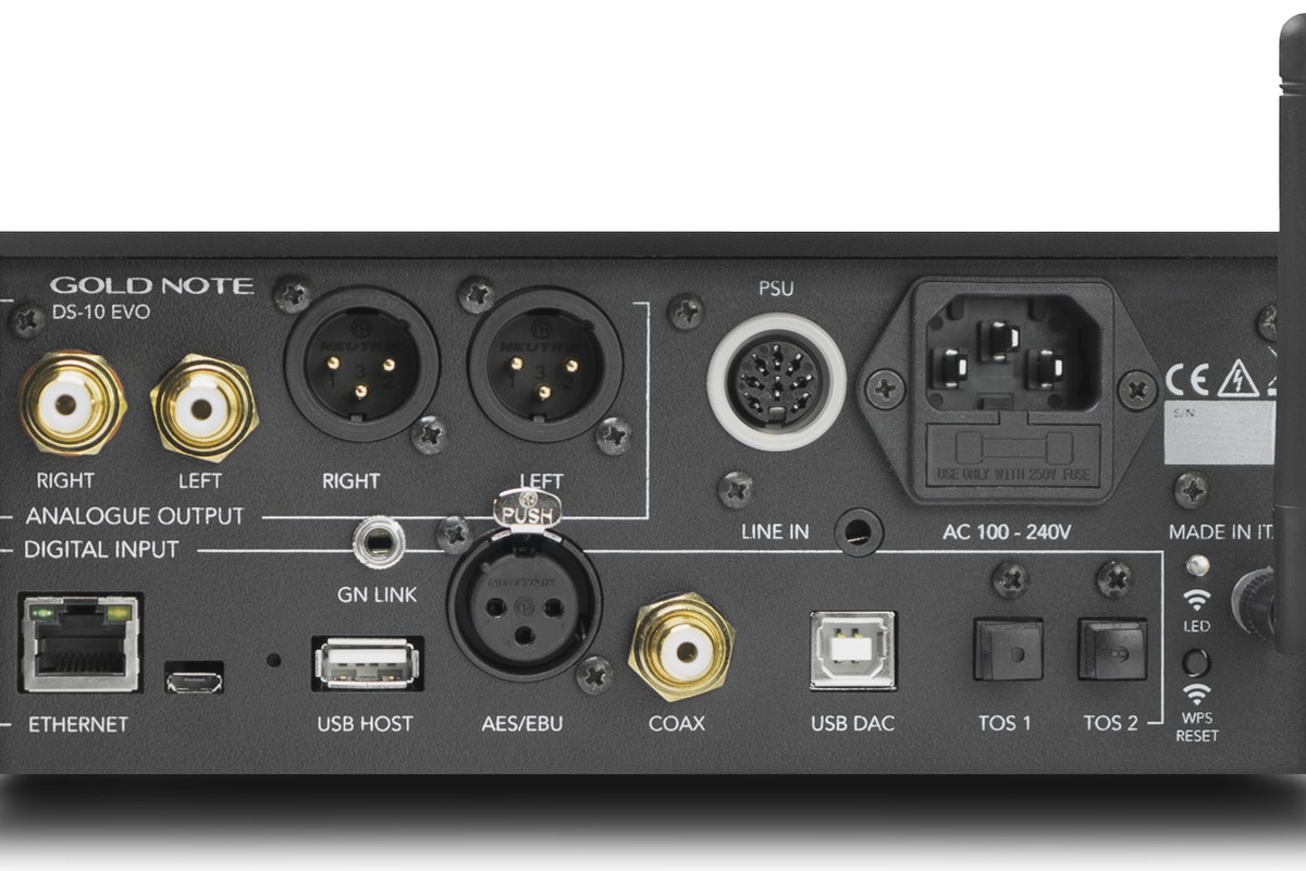 Panneau arrière du DS-10 EVO