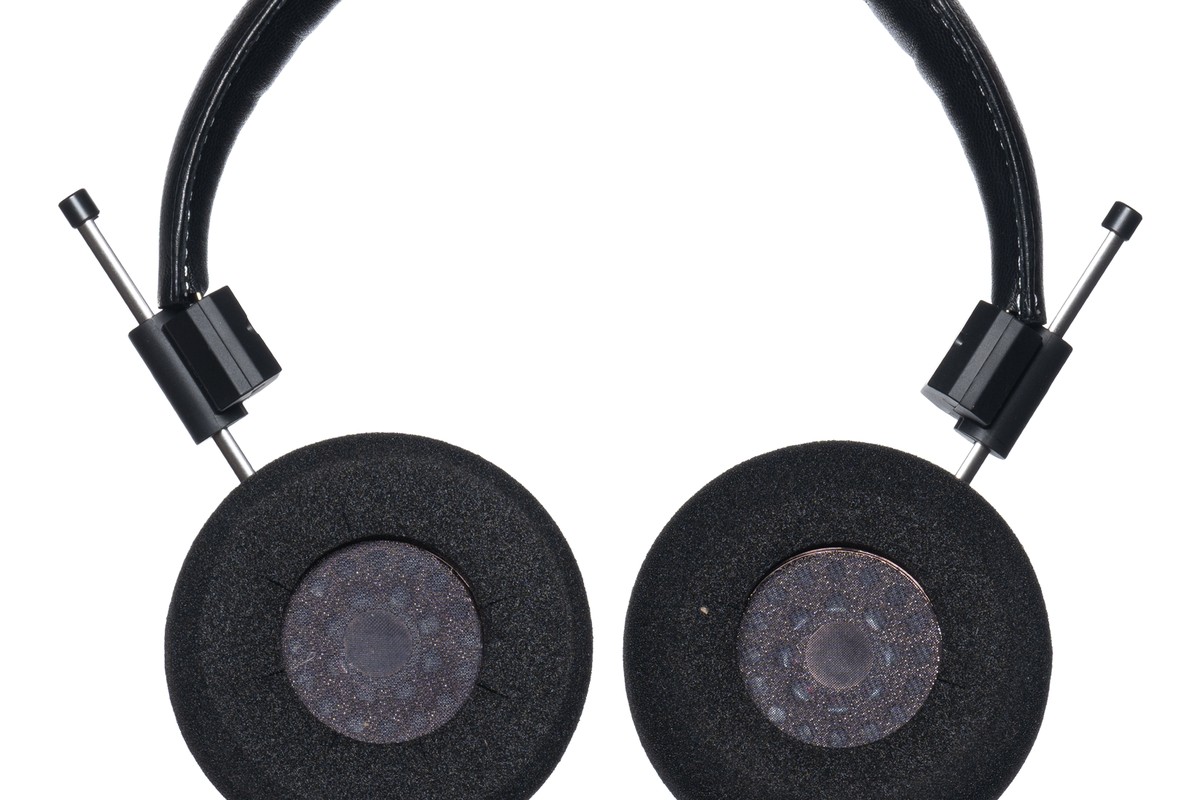 Grado SR325 aluminium brossé, vue de face