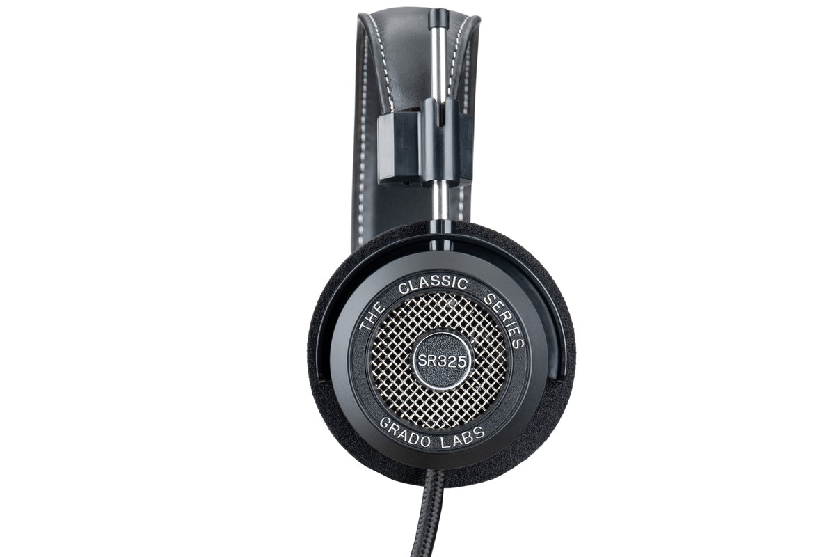 Grado SR325 en situation studio, câble Silver connecté