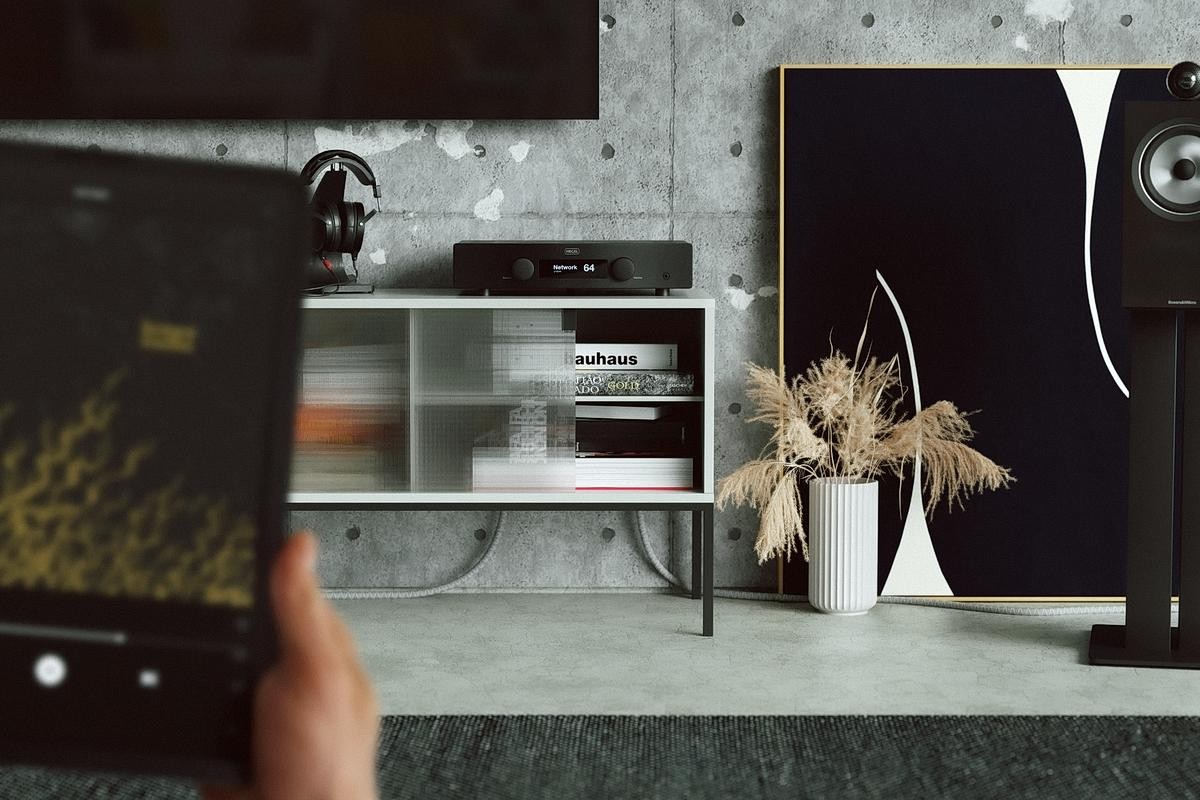 Amplificateur intégré Hegel H95 vue trois quarts