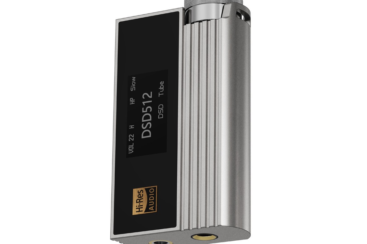 DAC USB et amplificateur de casque iBasso Nunchaku en finition grise