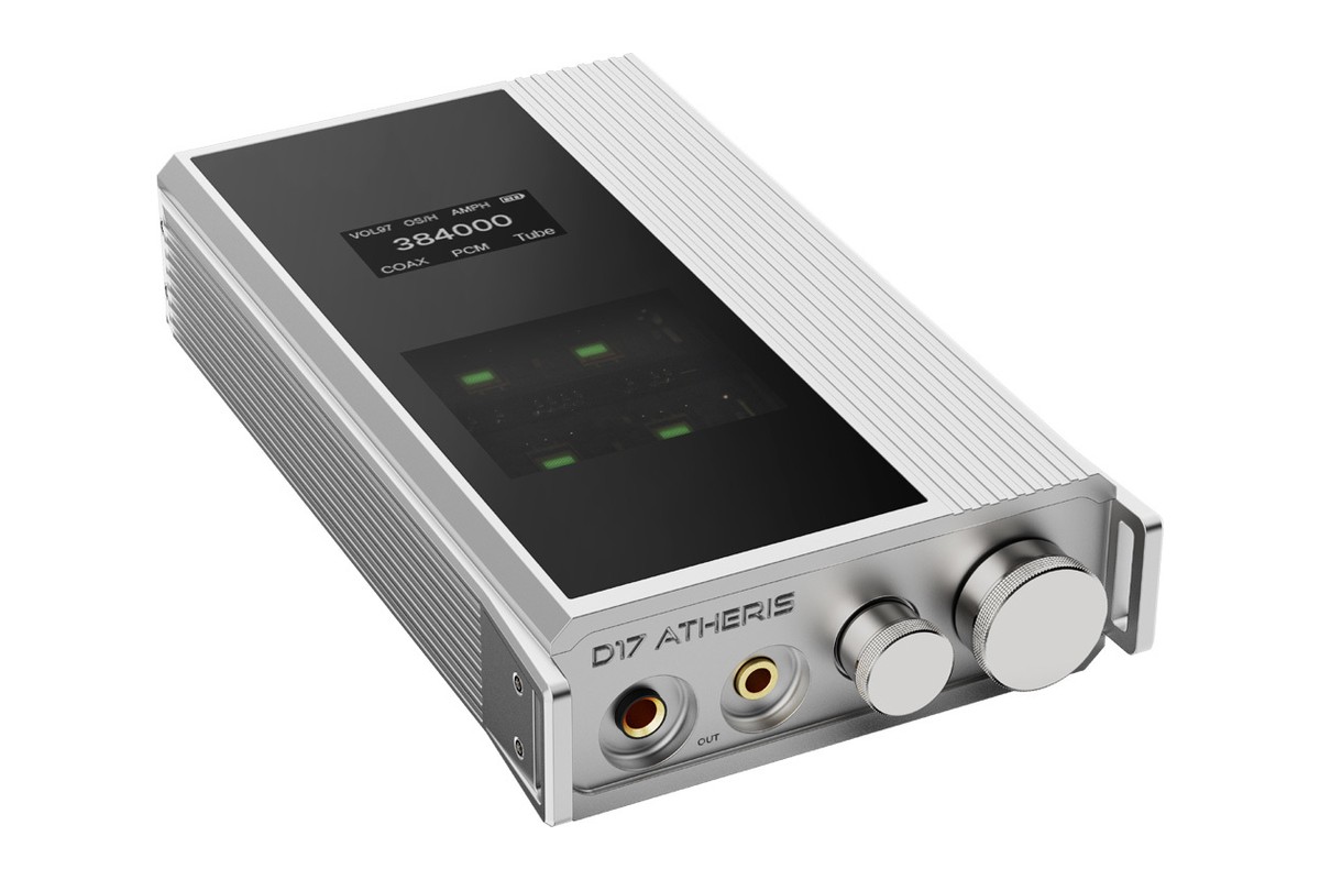 DAC USB et amplificateur de casque iBasso D17 Atheris vu de face