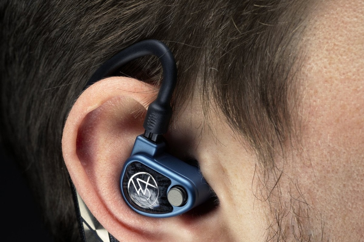 Ear hook worn with an in-ear monitor
