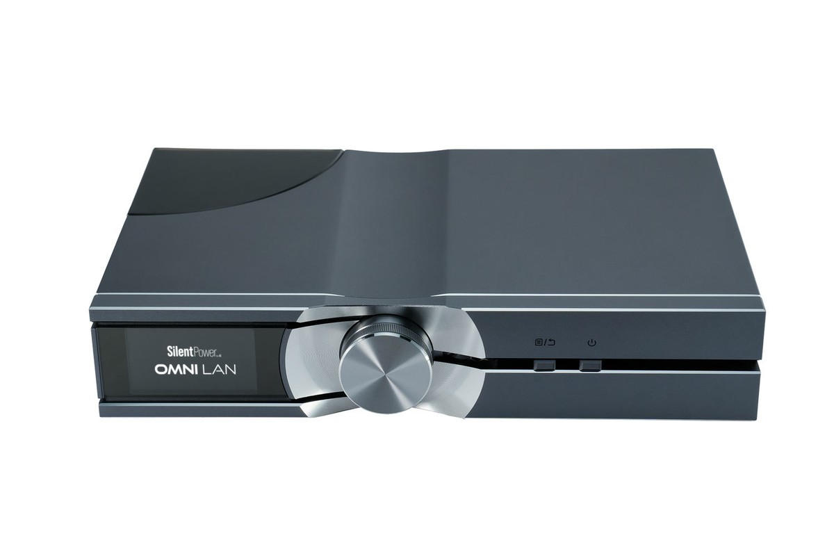 SilentPower OMNI LAN vu de trois quarts
