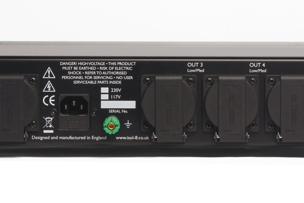 Rear face and outputs of Minisub