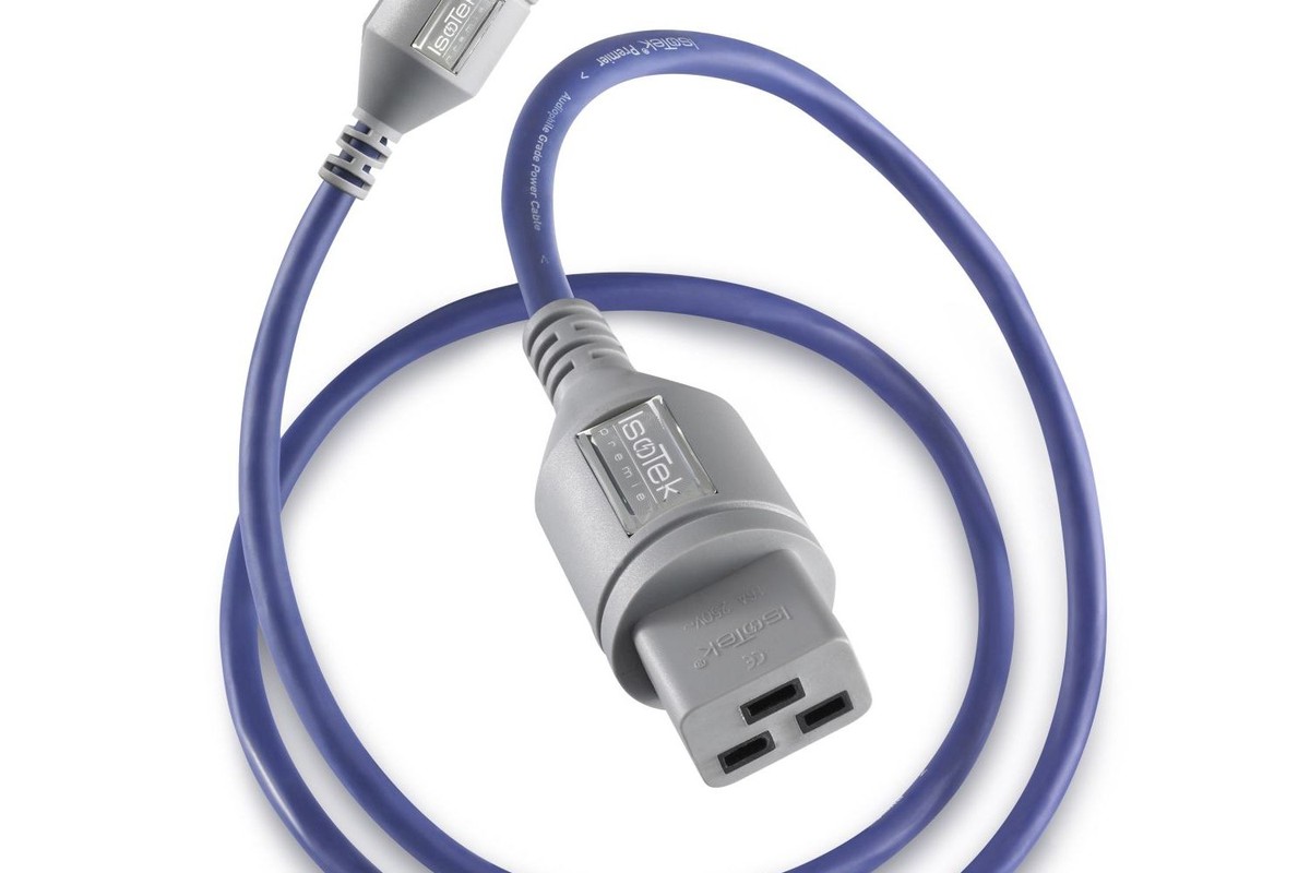 Câble IsoTek EVO3 Premier lové, connecteur IEC C19 plaqué or